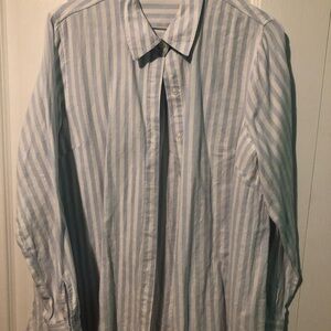 Zac & Rachel Blue and White Striped Shirt